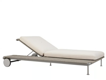 GINA - Recliner polyolefin yarn rope sun lounger by JANUS et Cie - view 2